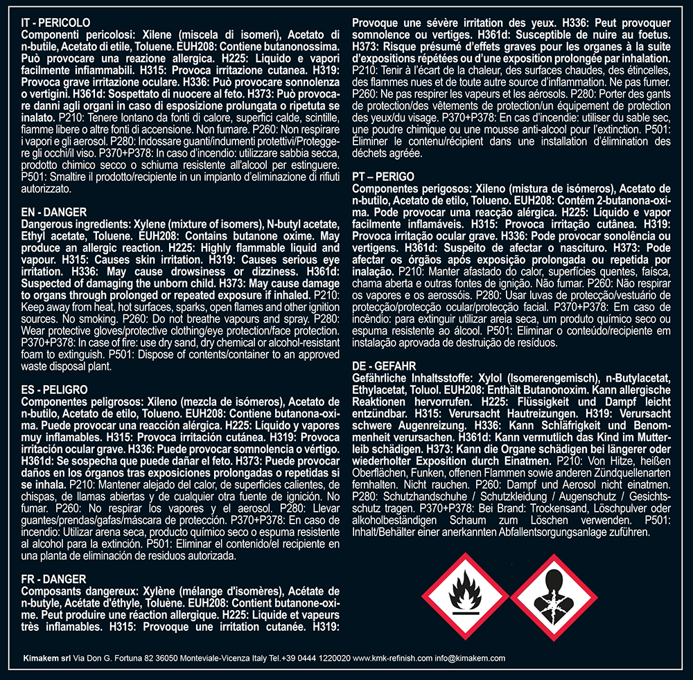 KMK - Fondo isolante per carrozzeria nitrosintetico