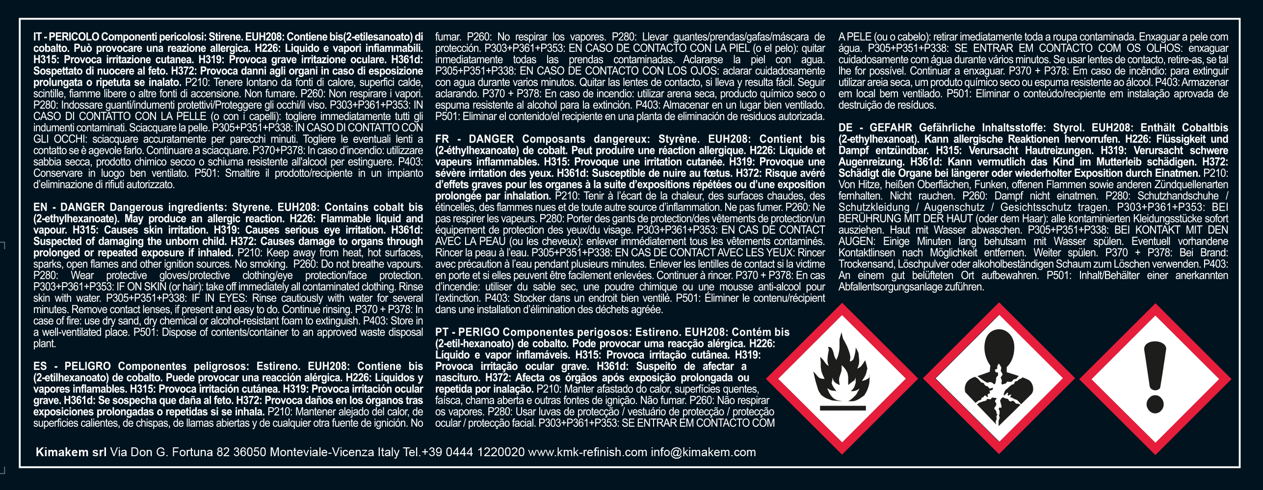 KMK - Stucco universale cremoso per carrozzeria - 750 ml