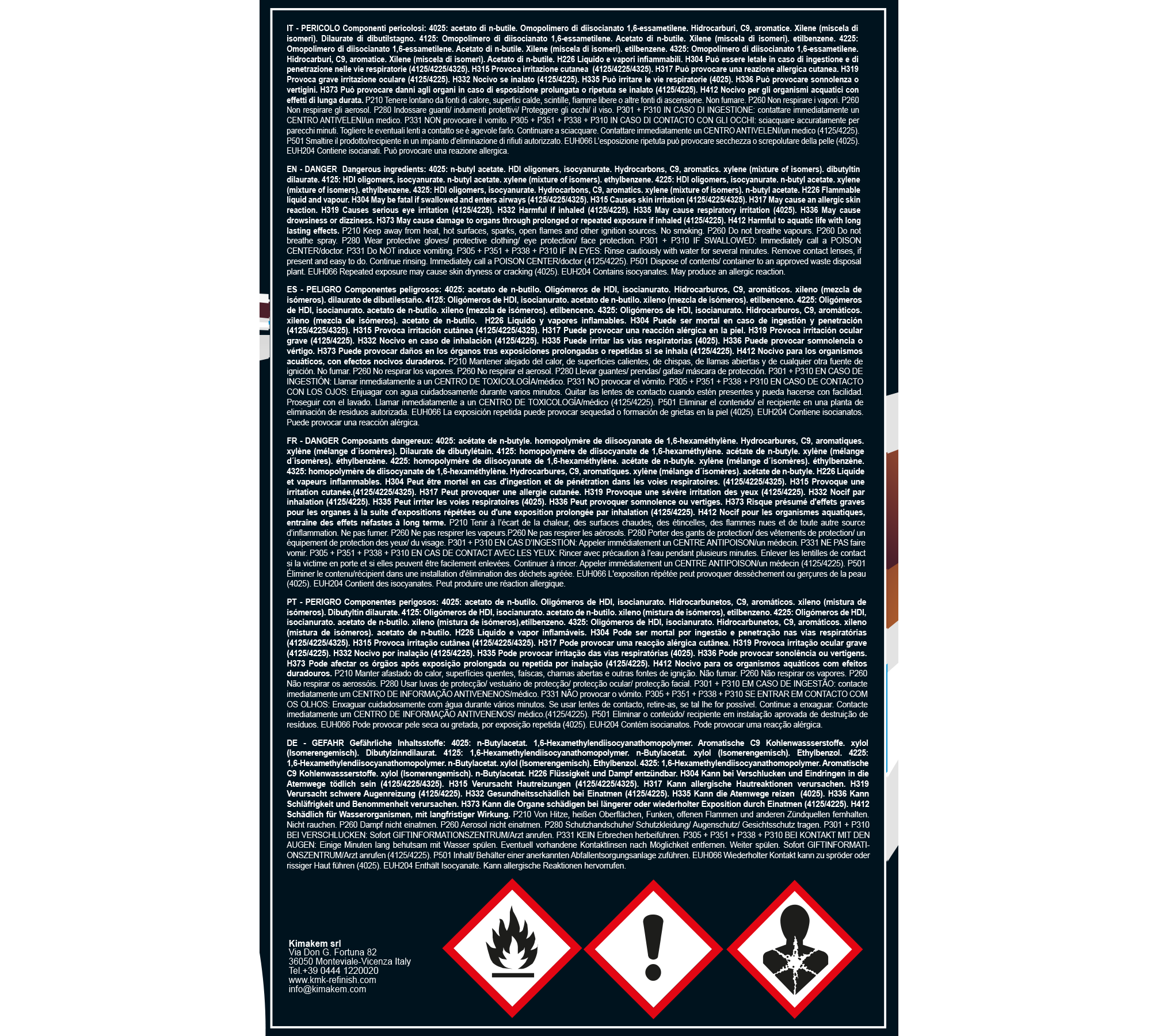 KMK - NORMAL HARDENER 2,5 L