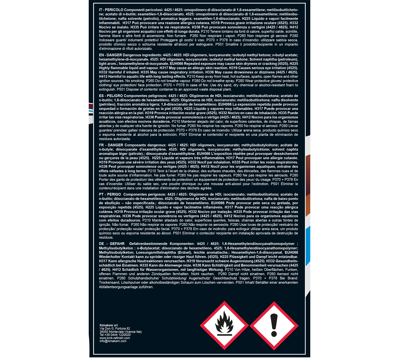 KMK - SCHNELLER HÄRTER 2,5 L (für Klarlacke 2705-2805)