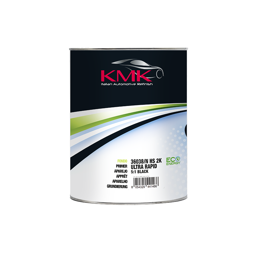 HS 2K 5:1 ULTRA RAPID BLACK PRIMER 3,8 L